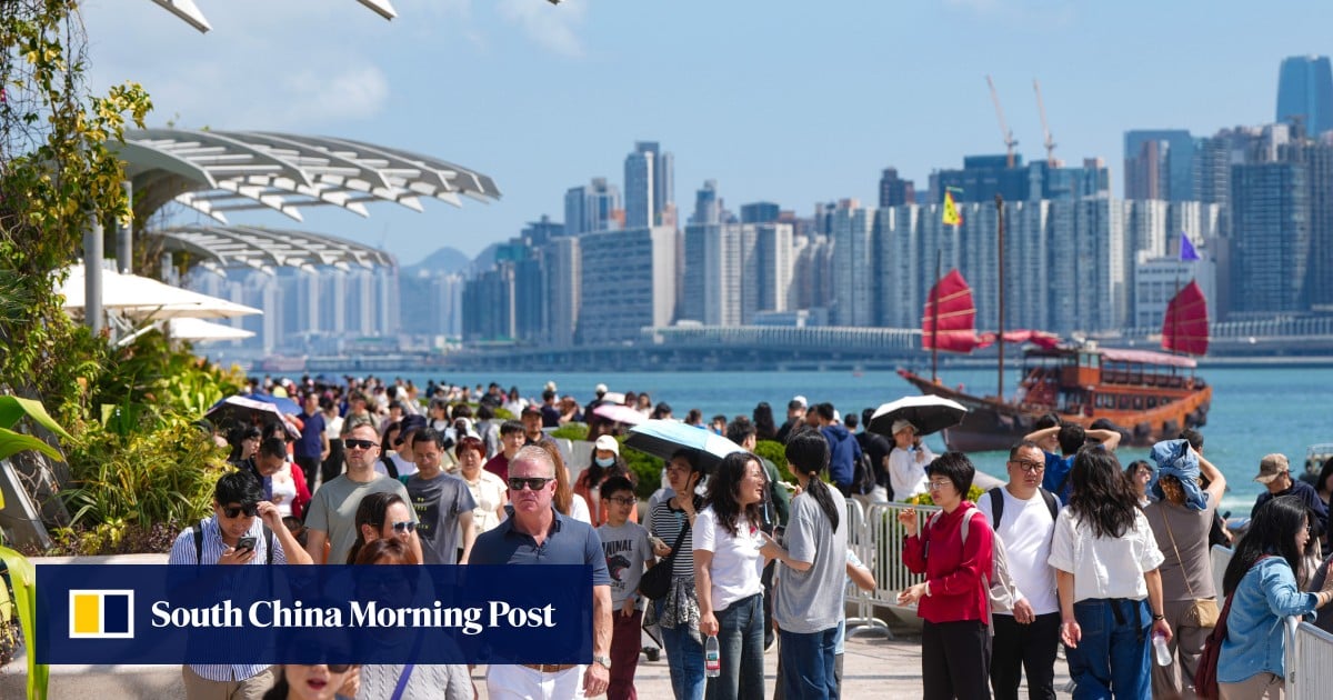 Hong Kong marks start of Lunar New Year with surge of visitors