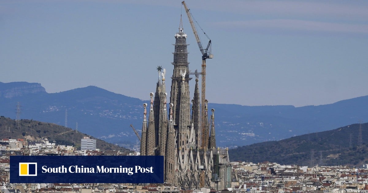 Spain’s Sagrada Familia reaches full height 144 years after first stone laid