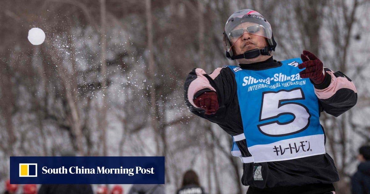 Japanese snowball fight game of yukigassen has designs on becoming an Olympic sport