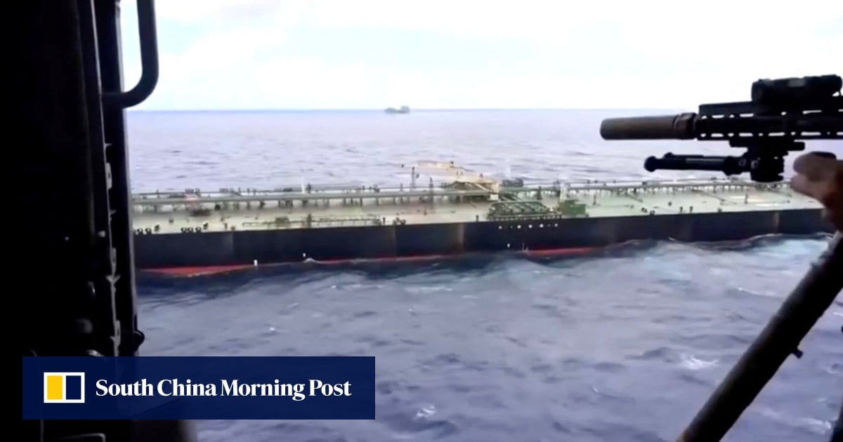 US boards third Venezuela-linked oil tanker in Indian Ocean