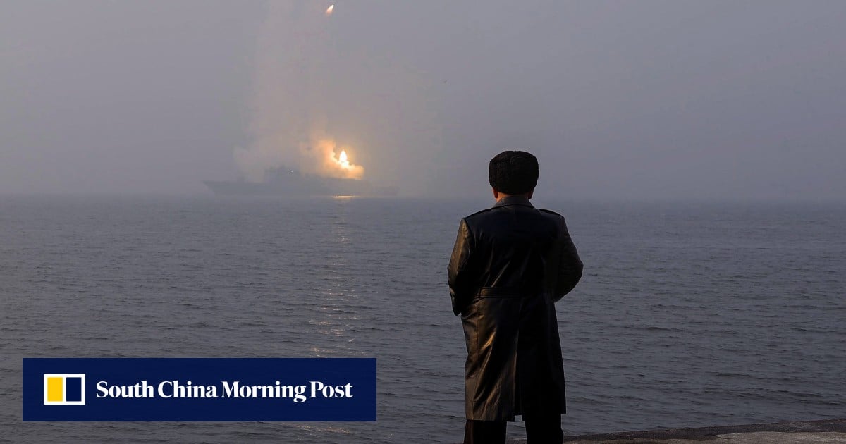 Kim tests missile from new destroyer as North Korea draws lessons from Iran conflict