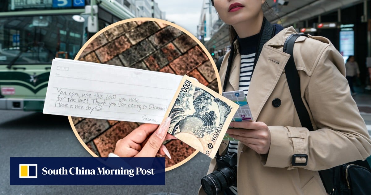 ‘Thank you for coming to Okinawa’: Japan girl offers money to China tourist to pay bus fare - South China Morning Post by Alice Yan