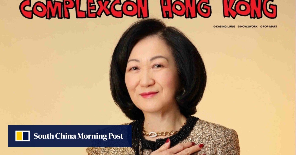 Former Hong Kong lawmaker Regina Ip swaps policy for photo cards at ComplexCon