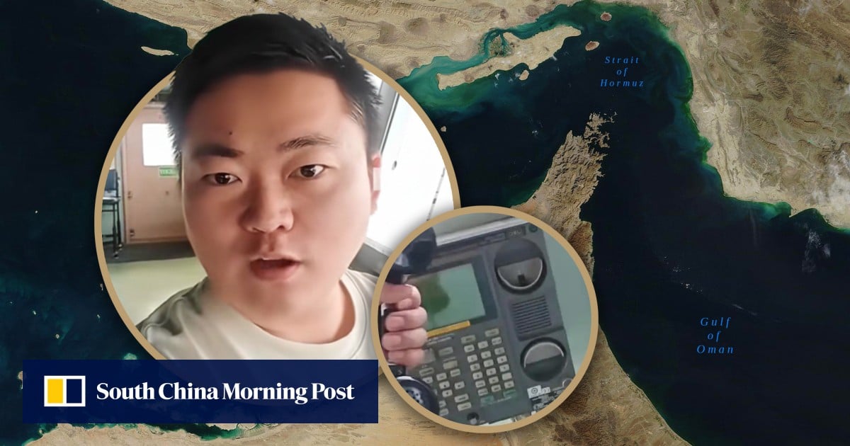 China sailor creates ‘radio station’ to connect families with seamen stranded in Strait of Hormuz