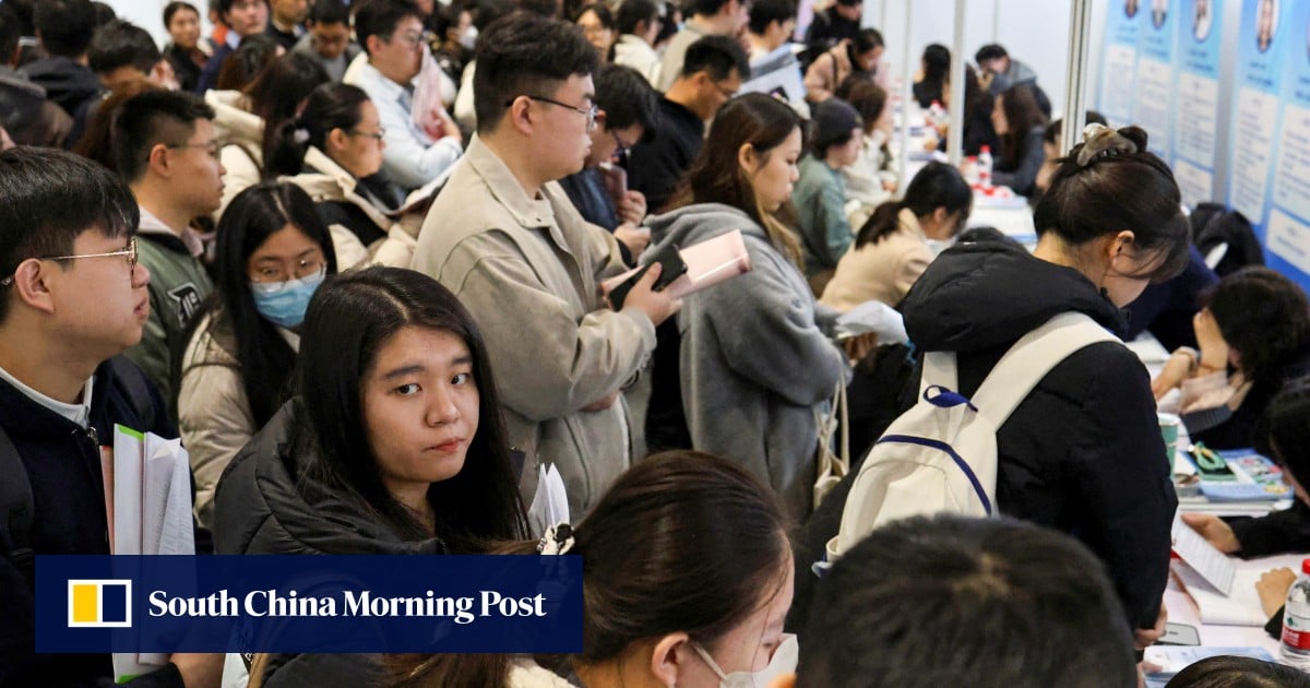 China’s youth unemployment falls for sixth consecutive month in February
