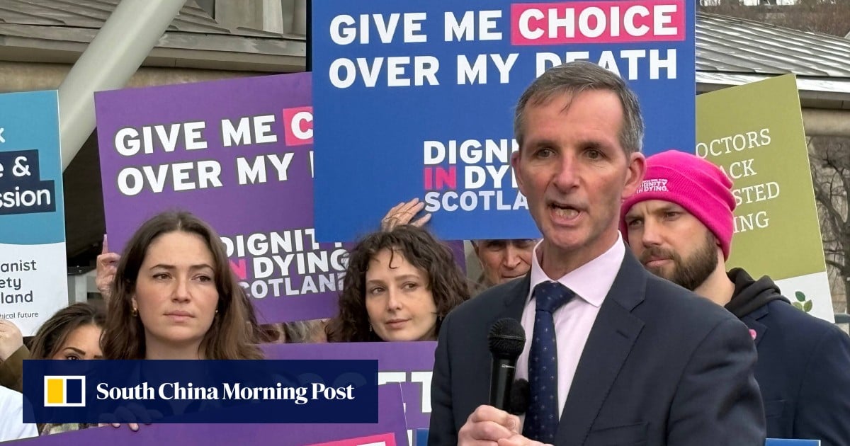 Scottish lawmakers reject bill to let terminally ill people end their lives