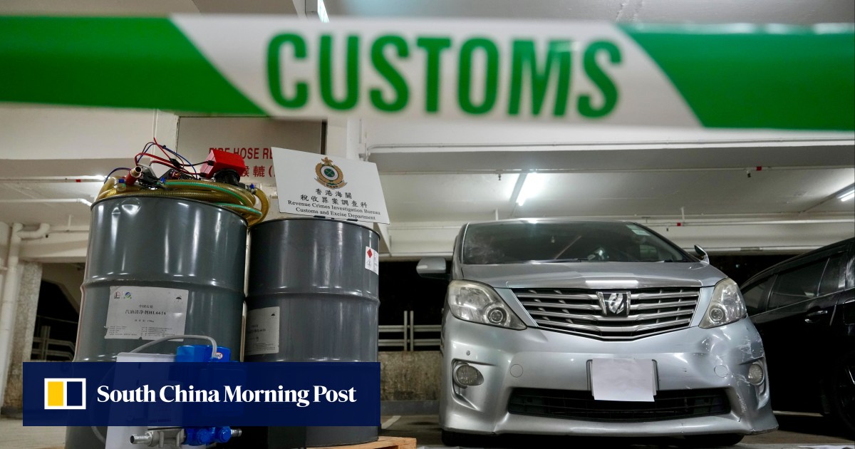2 Hongkongers held after raids on 3 illegal fuel stations amid oil price spike