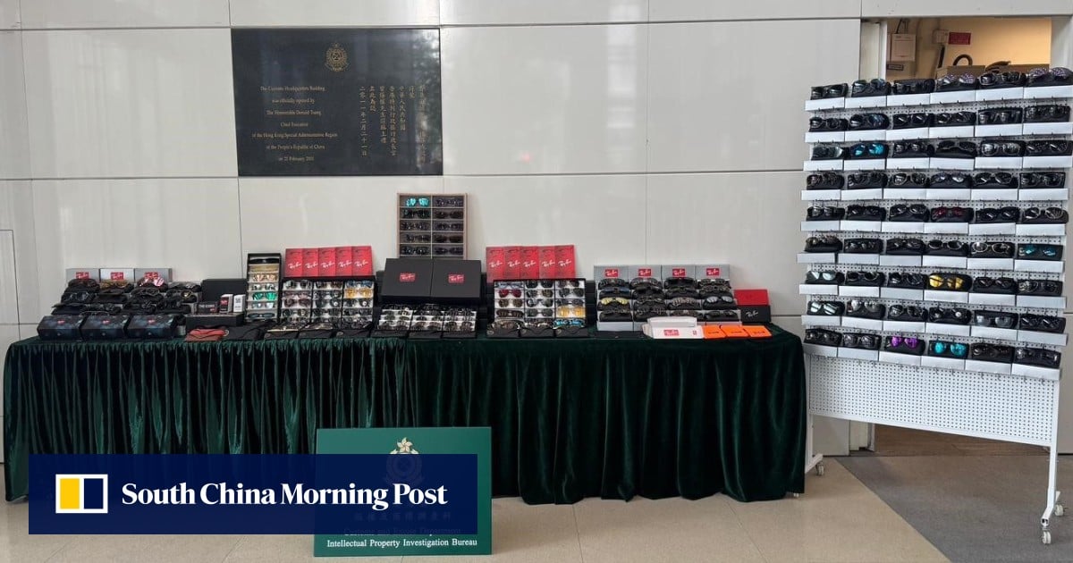 Hong Kong customs arrests 5 people, seizes HK$2.2 million in counterfeit eyewear