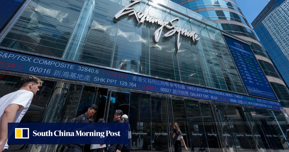 Hong Kong stocks waver as oil swings on Middle East tensions