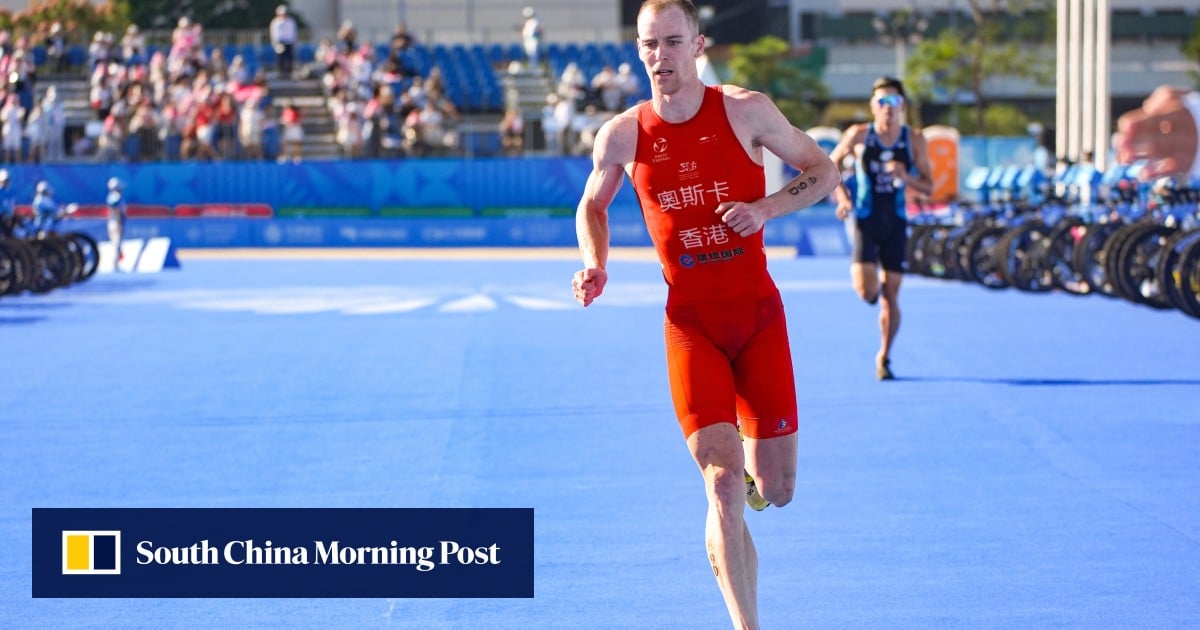 Hong Kong triathlete Oscar Coggins’ World Cup display sends message to Asian Games rivals