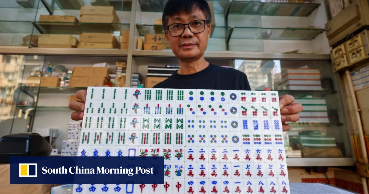 Game over for Hong Kong shop selling hand-carved mahjong tiles for 47 years