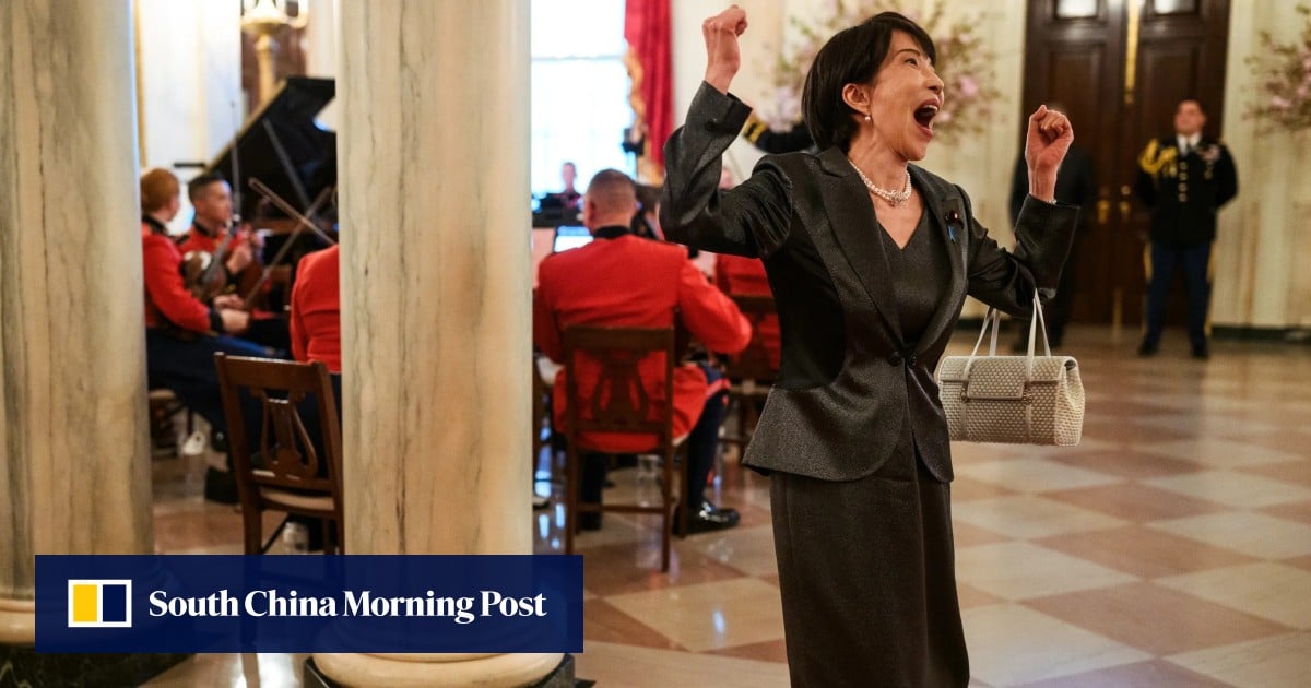 Japan PM mocked as ‘Trump sycophant’ after giggling at Biden’s autopen portrait