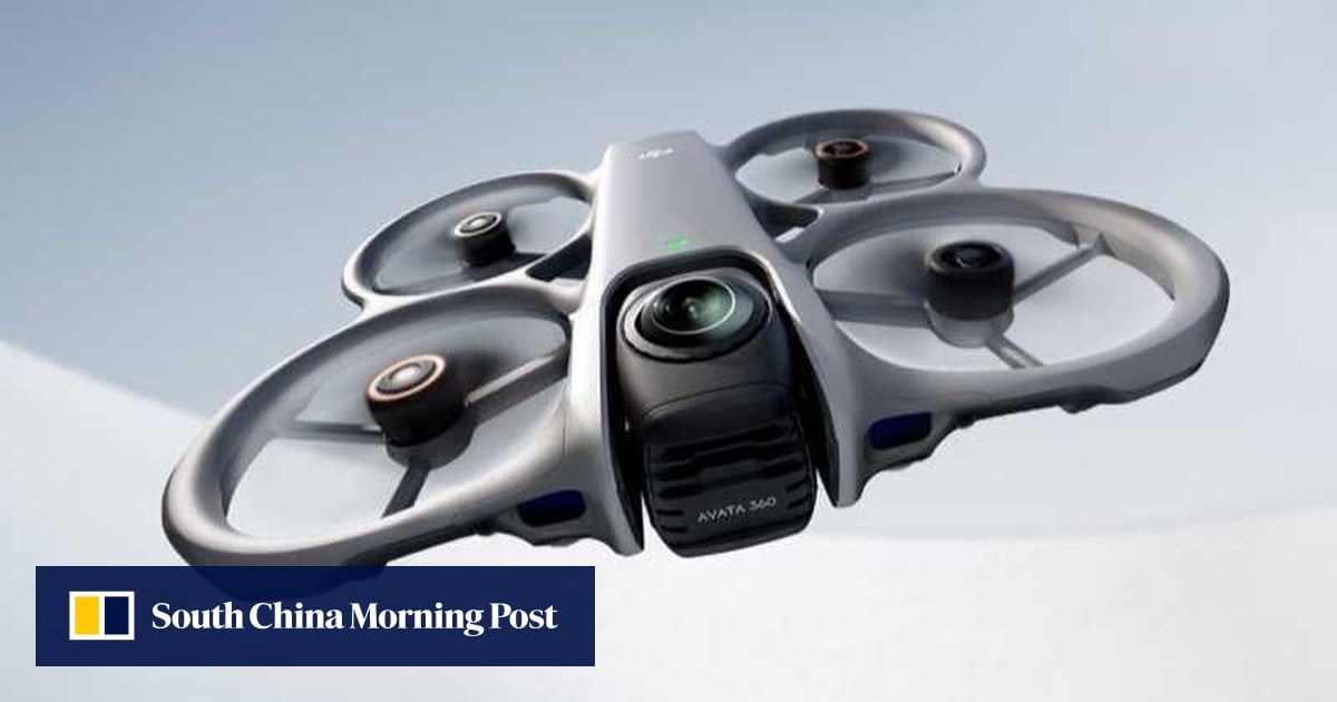 DJI unveils its first 360-degree drone amid patent dispute with crosstown rival Insta360