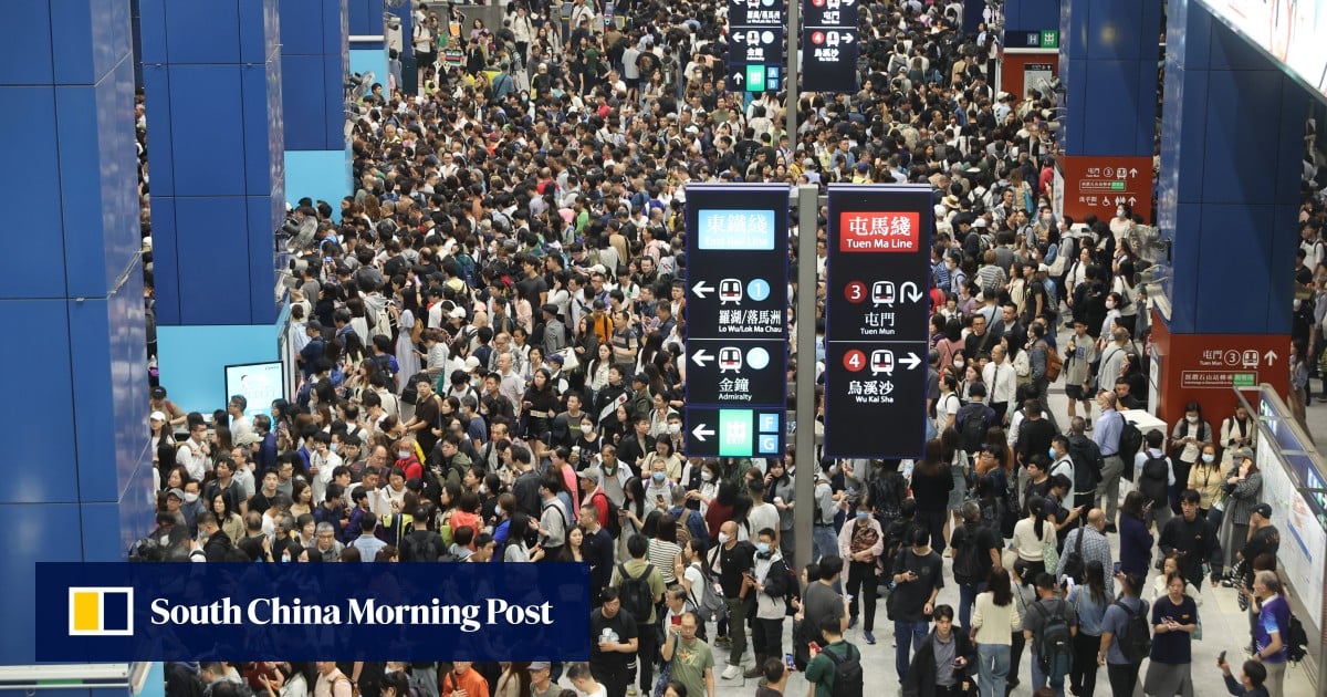 Anger after chaotic 2½-hour disruption on East Rail line as man opens train exit