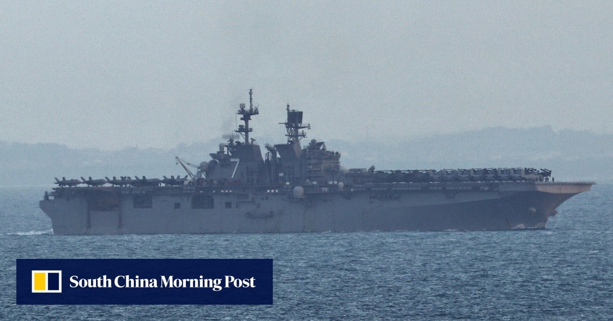 Iran war: US amphibious assault ship arrives in Mideast amid talk of ground operation