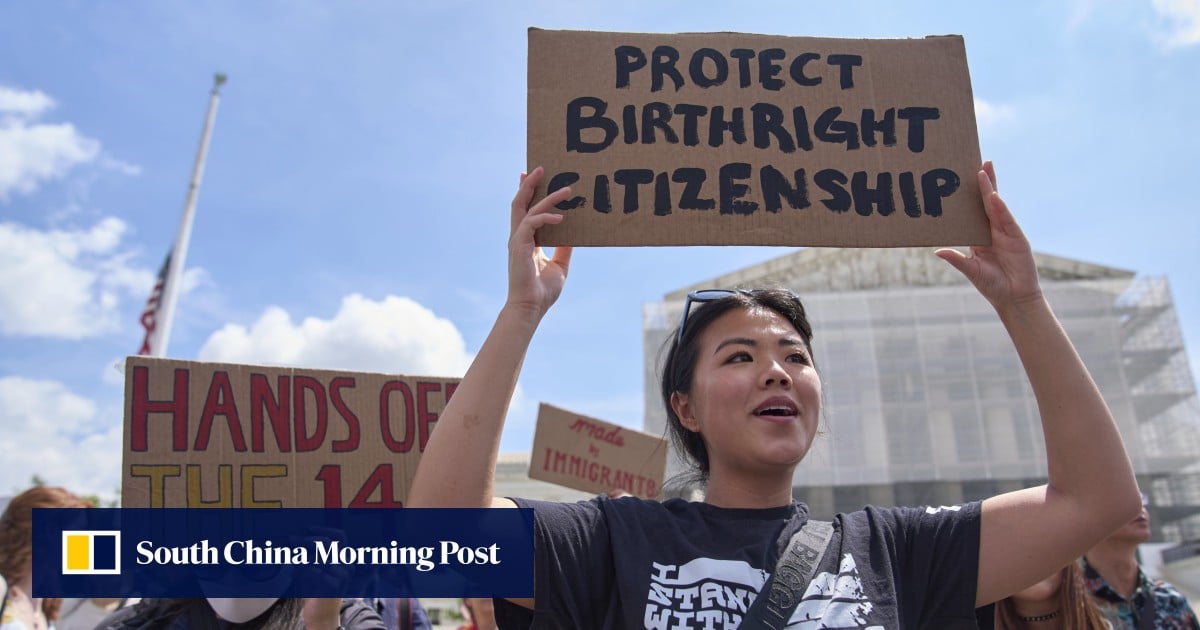 Supreme Court Hears Trump Birthright Citizenship Case