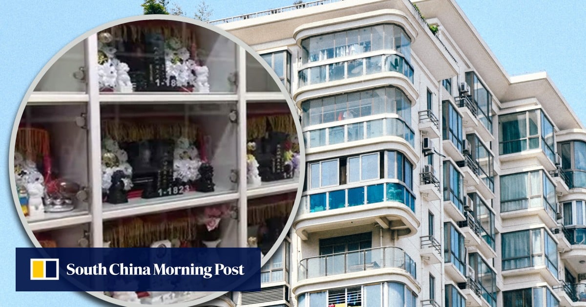 Chinese buy flats for cremated ashes due to high cemetery costs, leading to law against practice