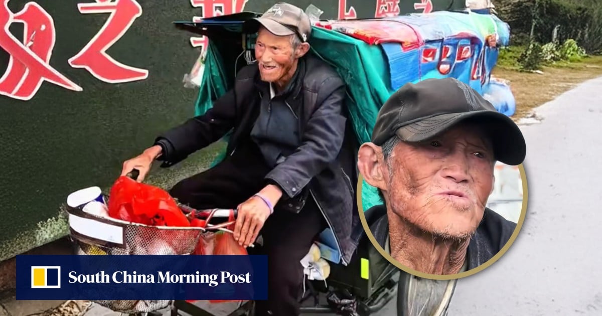 Chinese man, 90, cycles across country after tragic losses of wife, son, daughter-in-law, grandson