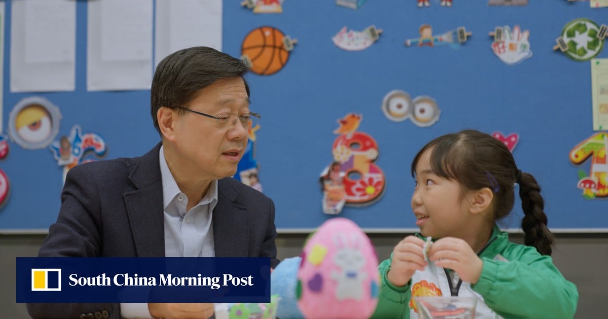 Hong Kong’s John Lee pledges to expand after-school care for low-income families