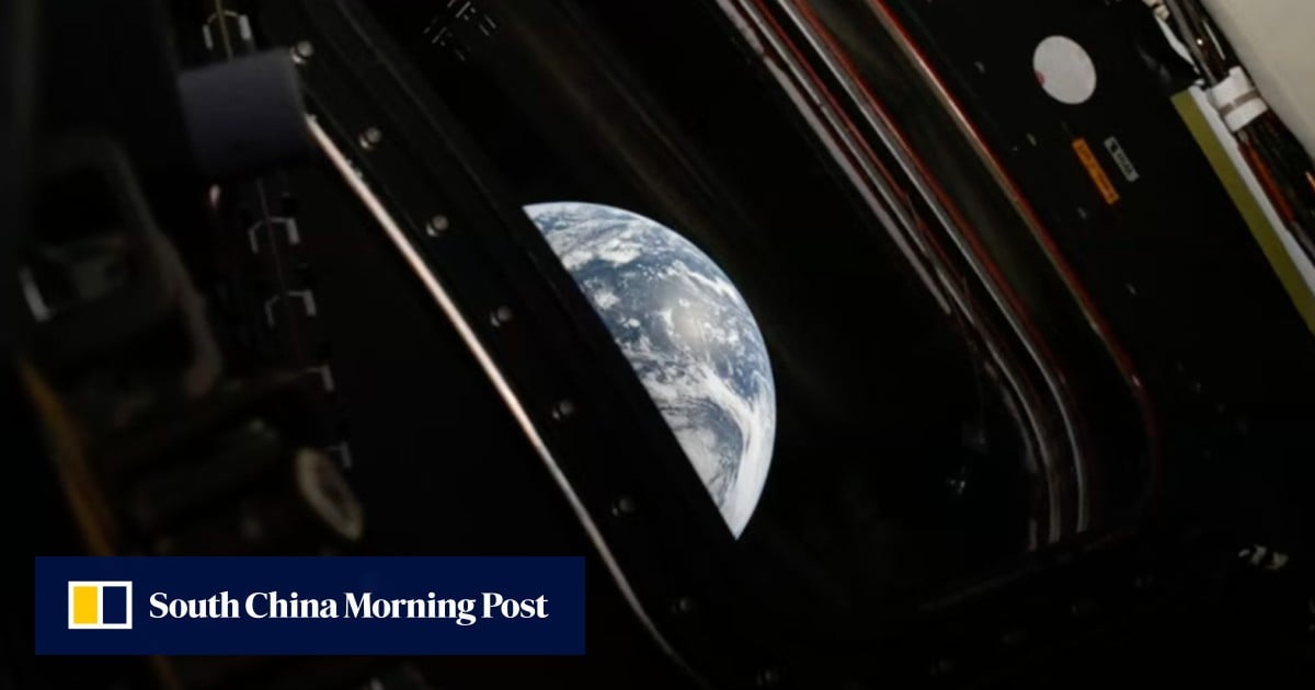 Artemis II’s moon-bound astronauts share first images of Earth’s blue beauty