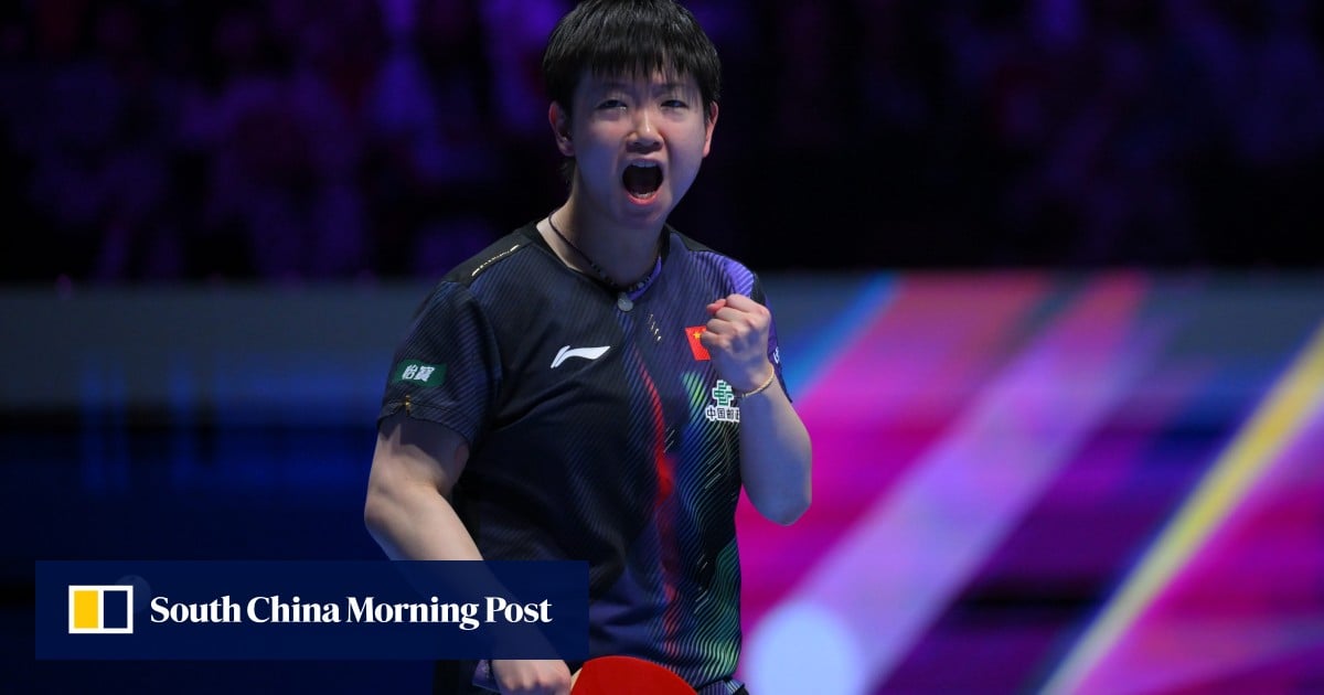 Sun Yingsha makes table tennis history with World Cup three-peat, Wang wins men’s title
