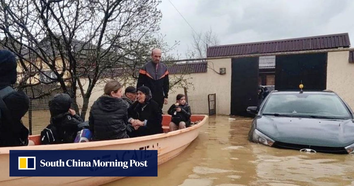 Floods kill 3 in Russia, thousands evacuated after dam wall breaks in Dagestan