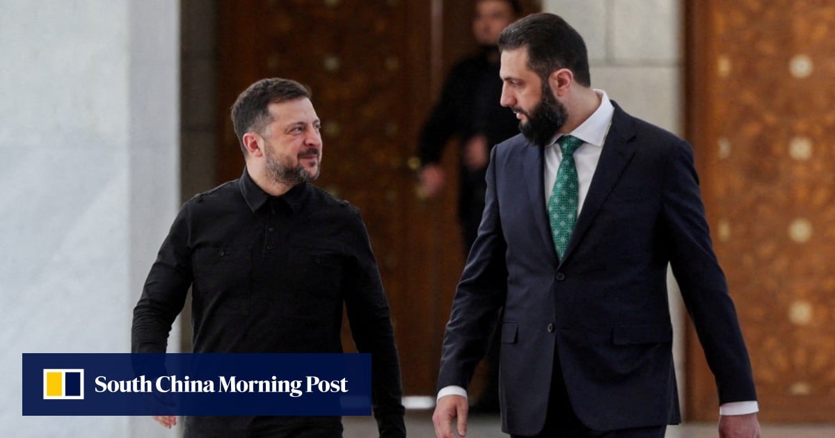 Ukraine and Syria pledge security cooperation as Zelensky expands Middle East tour