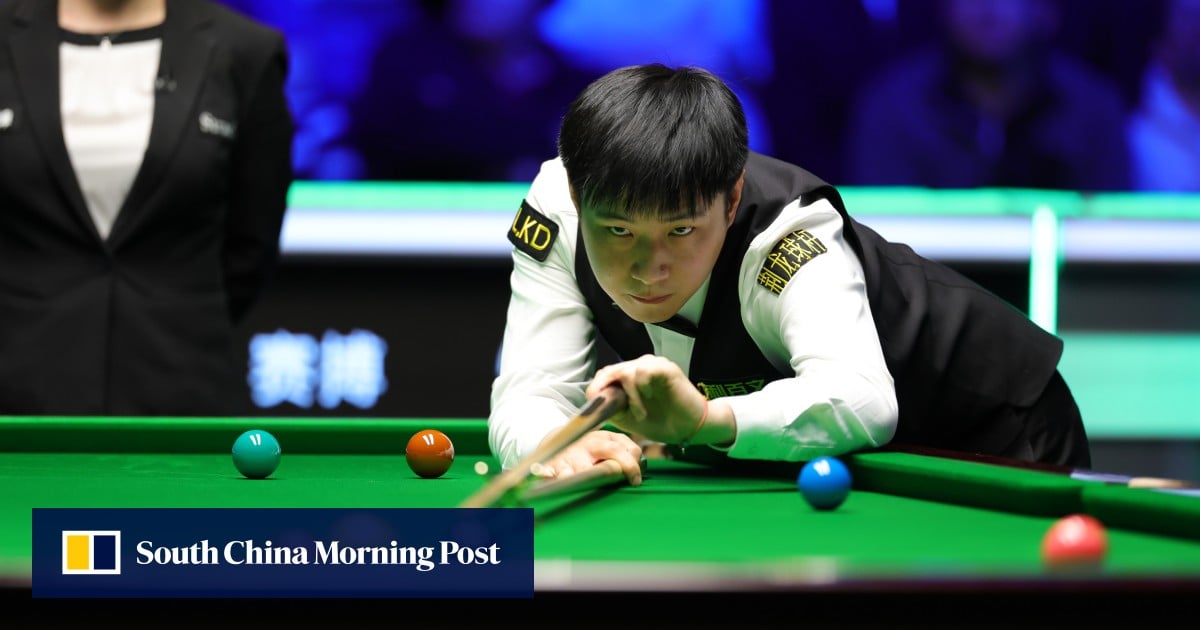 Chinese star Zhao Xintong hopes to continue winning run at World Snooker Championship