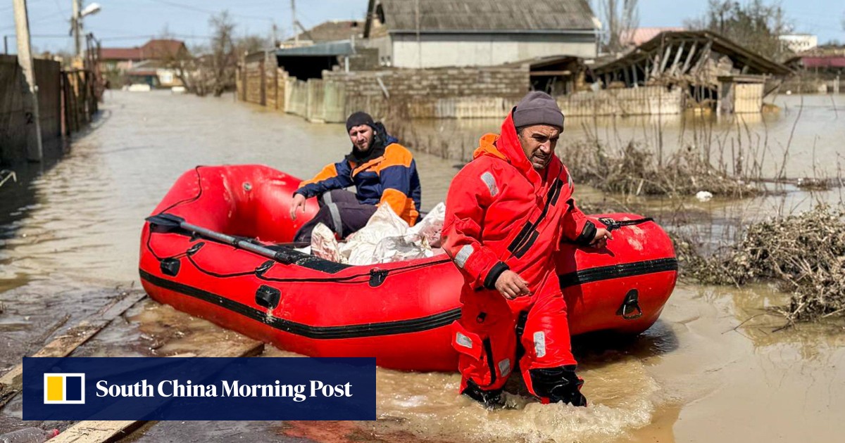 Floods kill 5 in Russia, thousands evacuated after dam wall breaks in Dagestan