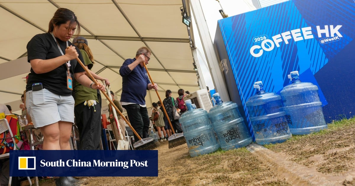 Backlash brews for Hong Kong coffee festival over response to bad weather