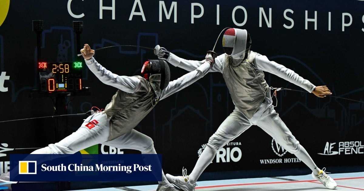 Hong Kong sweep men’s foil junior, cadet titles at world fencing championships in Brazil