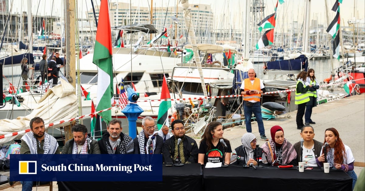 Aid Flotilla Departs Spain for Gaza to Challenge Israeli Blockade
