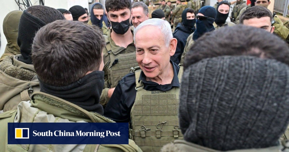 Israel’s Netanyahu, in south Lebanon, says threat of invasion by Hezbollah removed