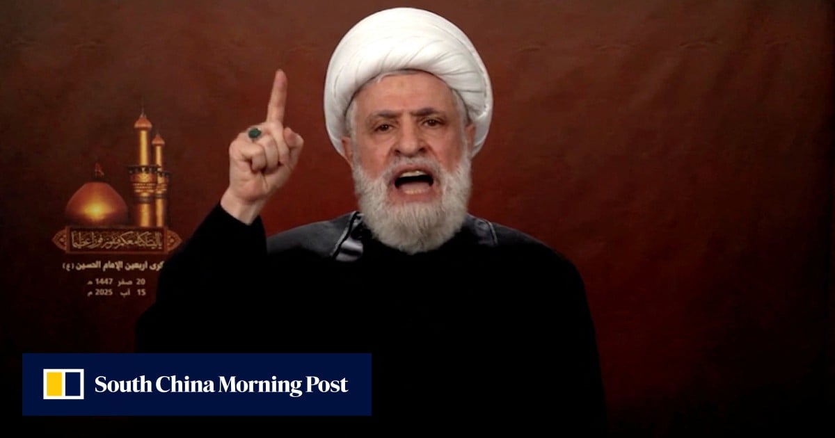 Hezbollah leader asks Lebanon to cancel meeting with Israel in Washington