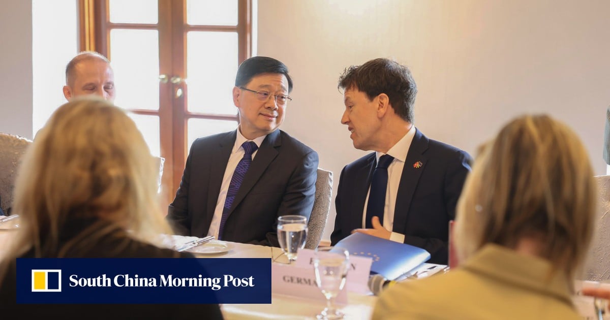 Hong Kong leader John Lee, EU officials meet to discuss trade, cooperation