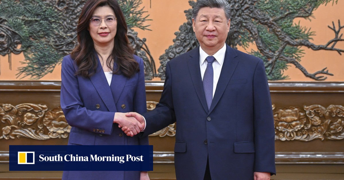 Xi stressed ‘patience’ on Taiwan reunification in talks with opposition leader