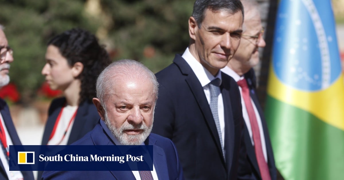 Spain signs deals with Brazil as Sanchez builds anti-Trump bloc