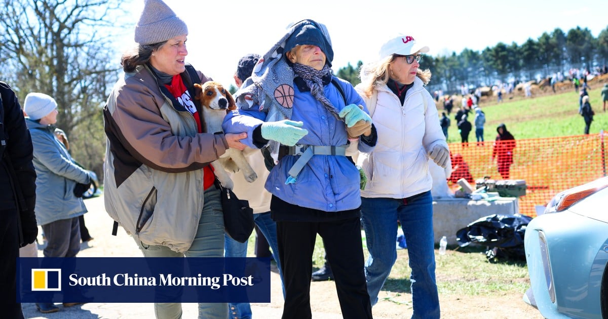 US animal rights activists clash with police over Wisconsin dog breeder