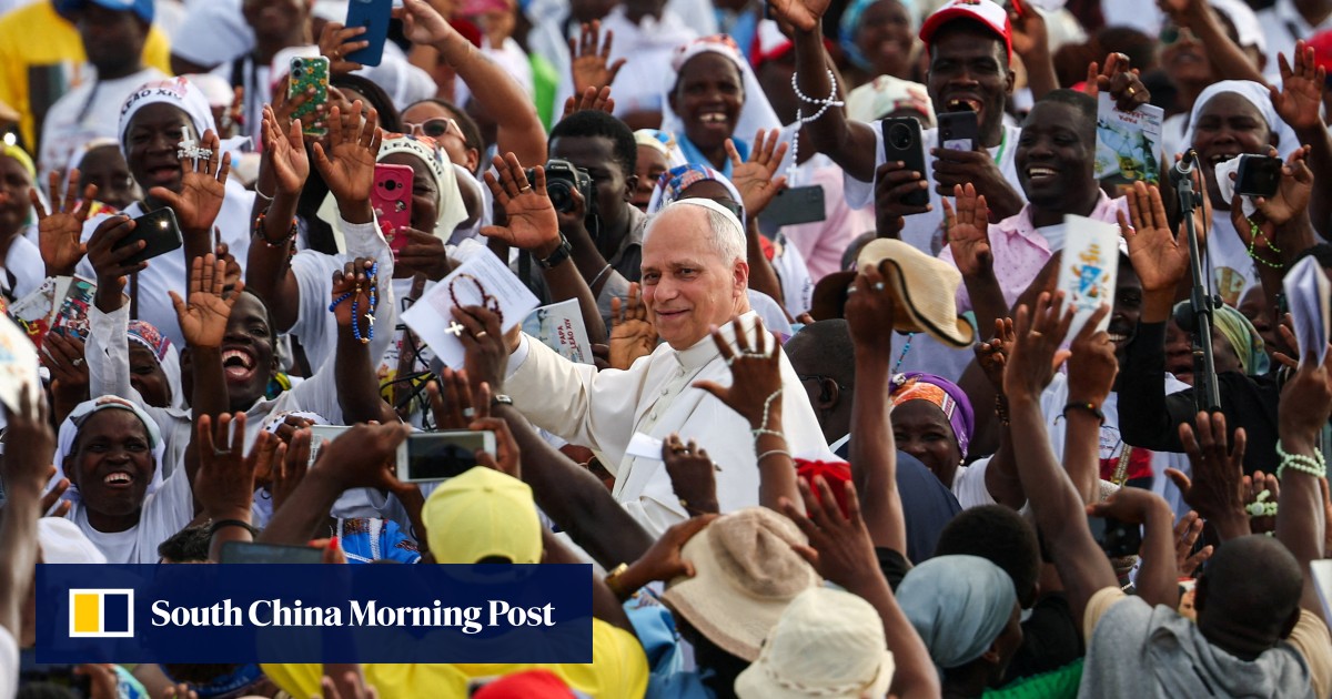In Angola, Pope Leo prays at shrine that was once a hub for African slave trade