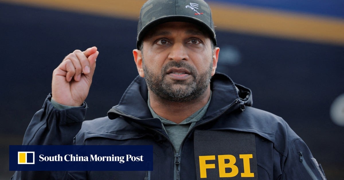 FBI’s Patel sues Atlantic for US$250 million, says drinking story ‘is a lie’