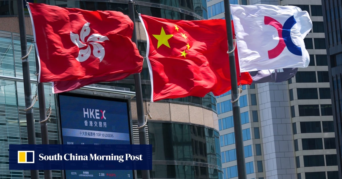 Premium for mainland China shares erodes – or flips – as capital flows to Hong Kong