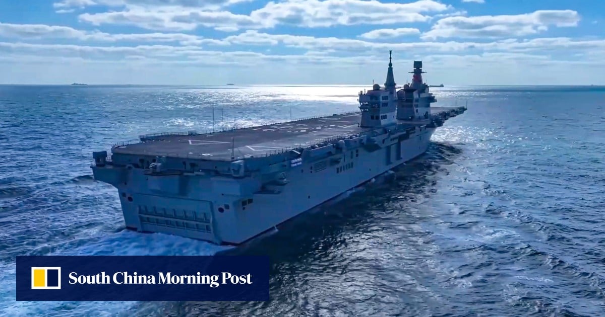 China’s new Type 076 ‘drone carrier’ to take part in South China Sea training drills