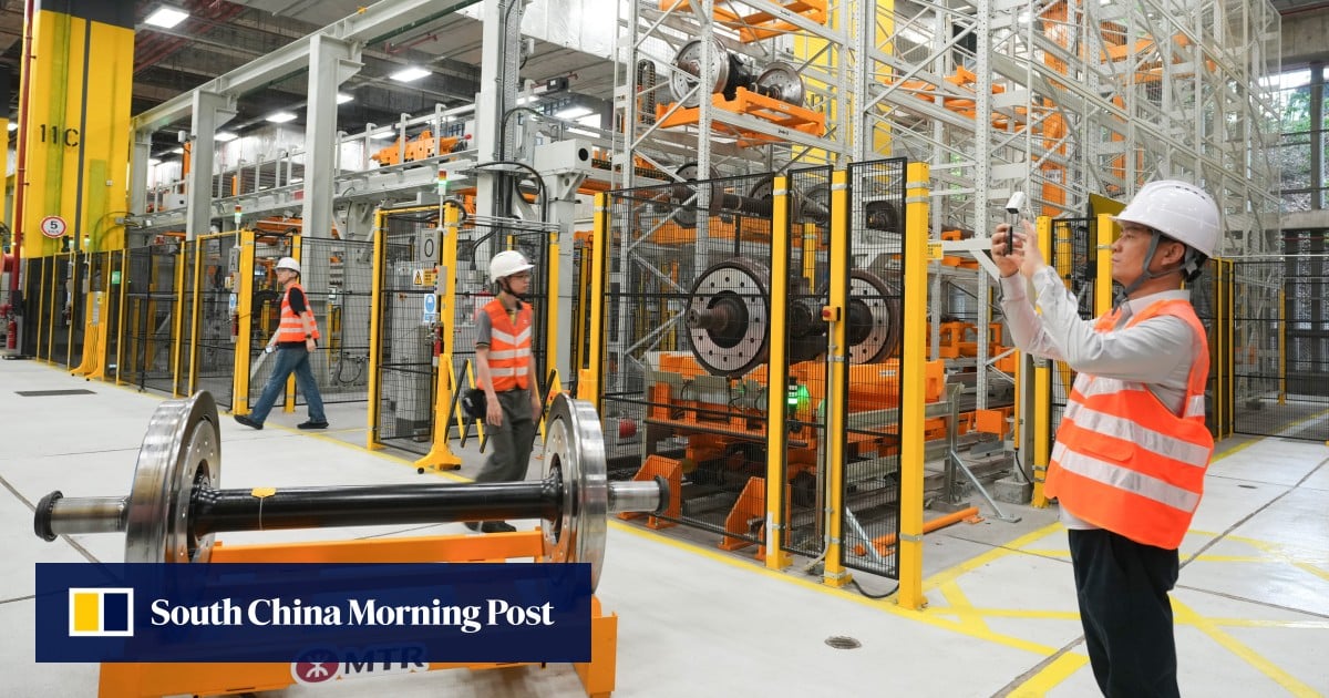 MTR Corp unveils HK$300 million wheelset centre, boosting efficiency by 80%