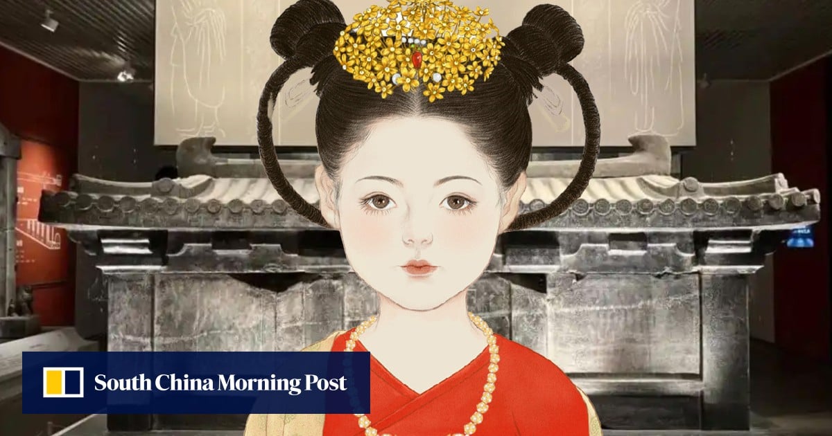 China’s ‘most pampered child’ interred in palace-like coffin with treasures 1,400 years ago