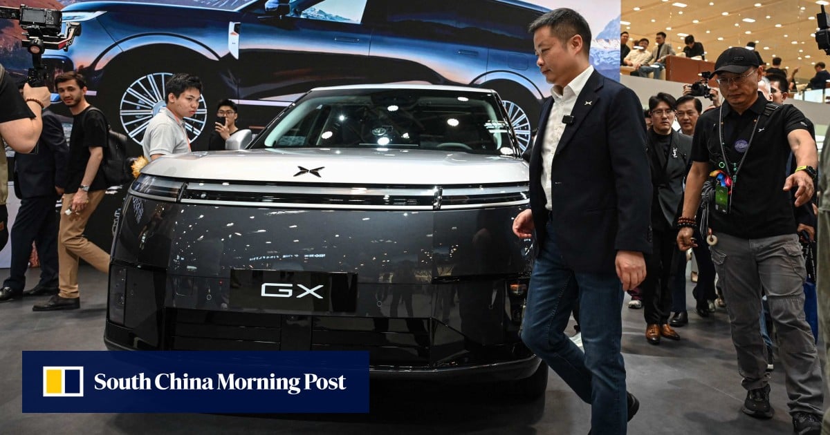 Xpeng sets August goal to overtake Tesla’s self-driving tech in China