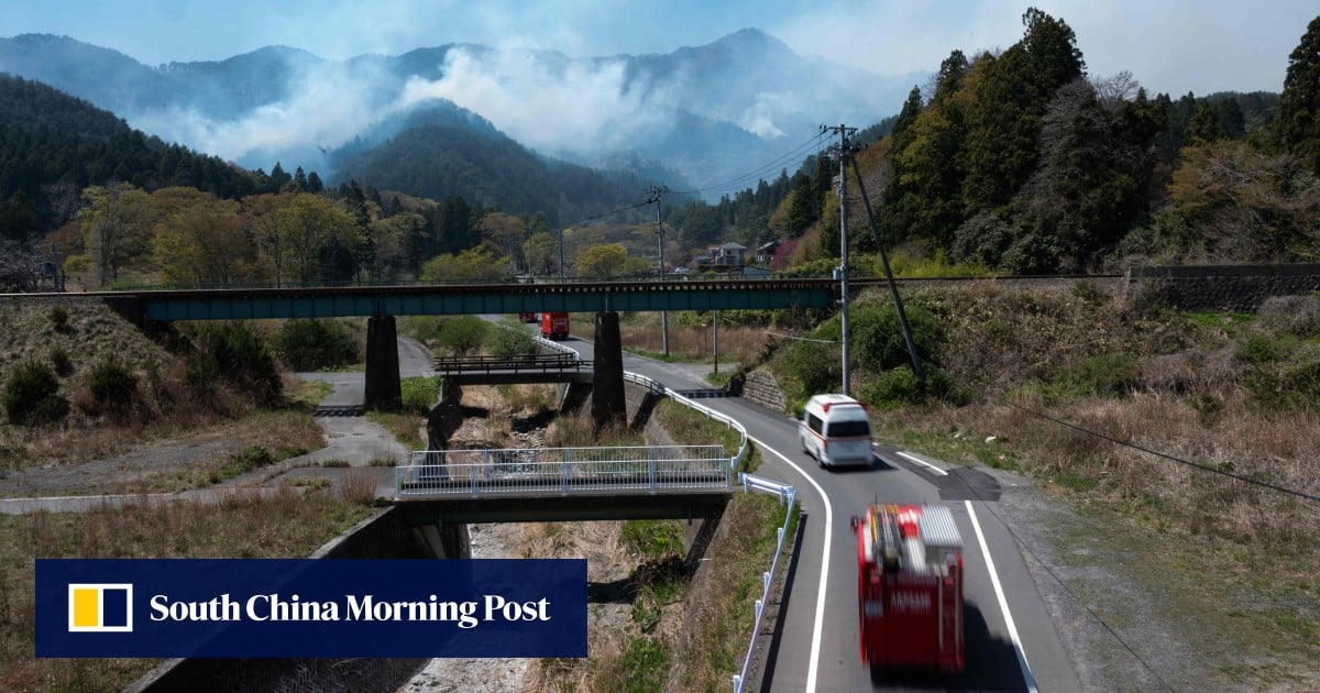 Wildfires in Japan’s north worsen, 1,400 firefighters deployed