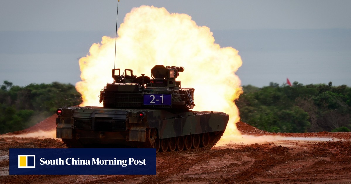 Taiwan completes US tank deal as final Abrams shipment reaches port