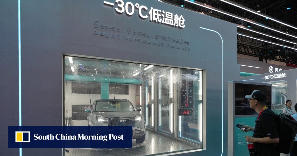 China’s EV and battery makers race to cut charging times to under 10 minutes
