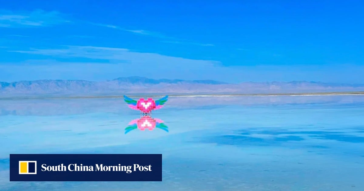Sculpture in middle of ‘Mirror of the Sky’ China lake criticised for disrupting serene beauty