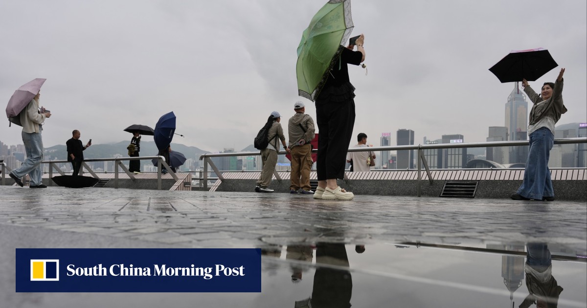 Hong Kong Observatory warns of violent gusts as it issues amber rainstorm signal